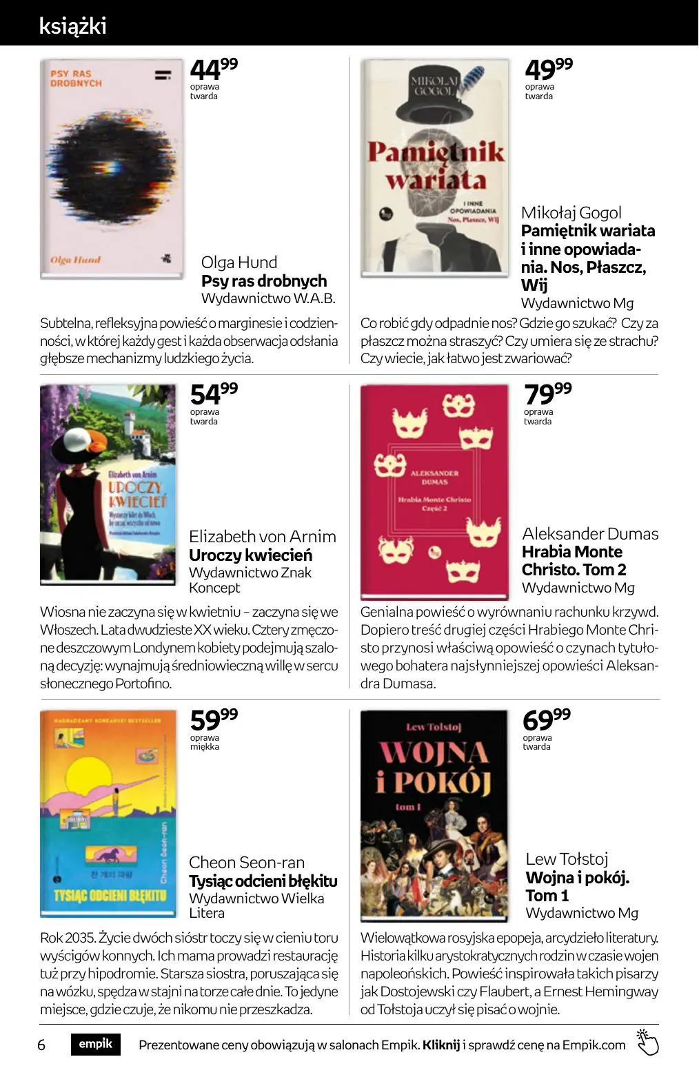gazetka promocyjna Empik Tom kultury - Strona 6