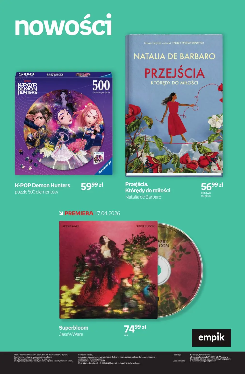 gazetka promocyjna Empik Tom kultury - Strona 106