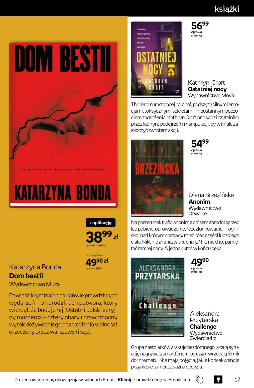 gazetka promocyjna Empik Tom kultury - Strona 17