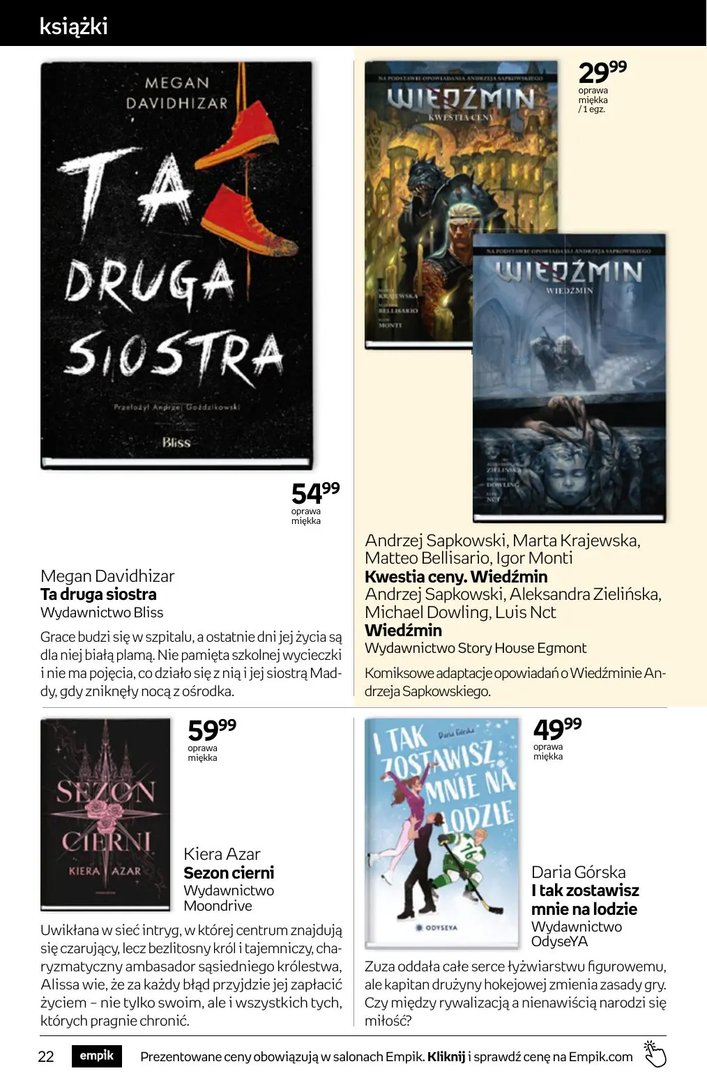 gazetka promocyjna Empik Tom kultury - Strona 22