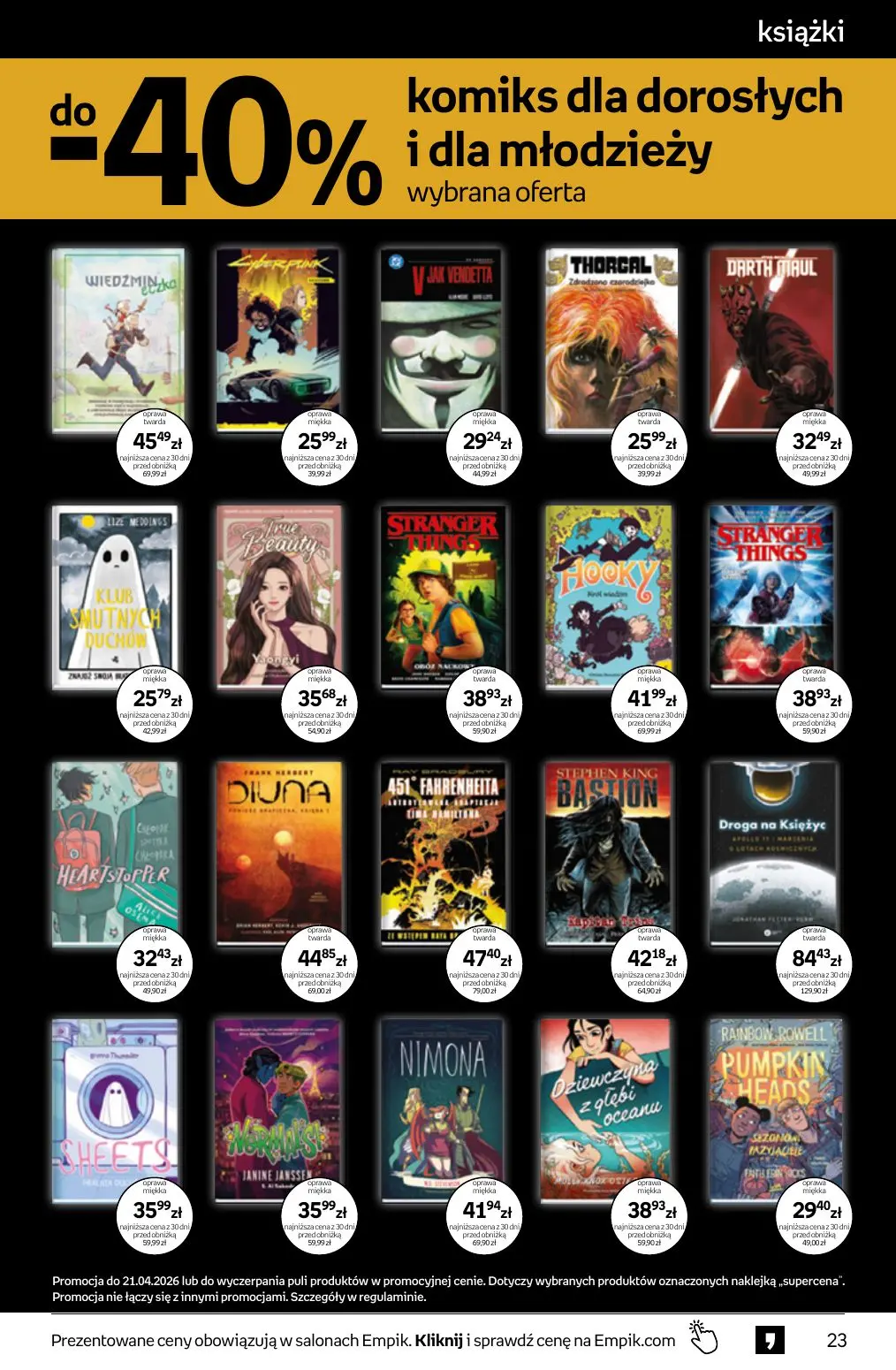 gazetka promocyjna Empik Tom kultury - Strona 23