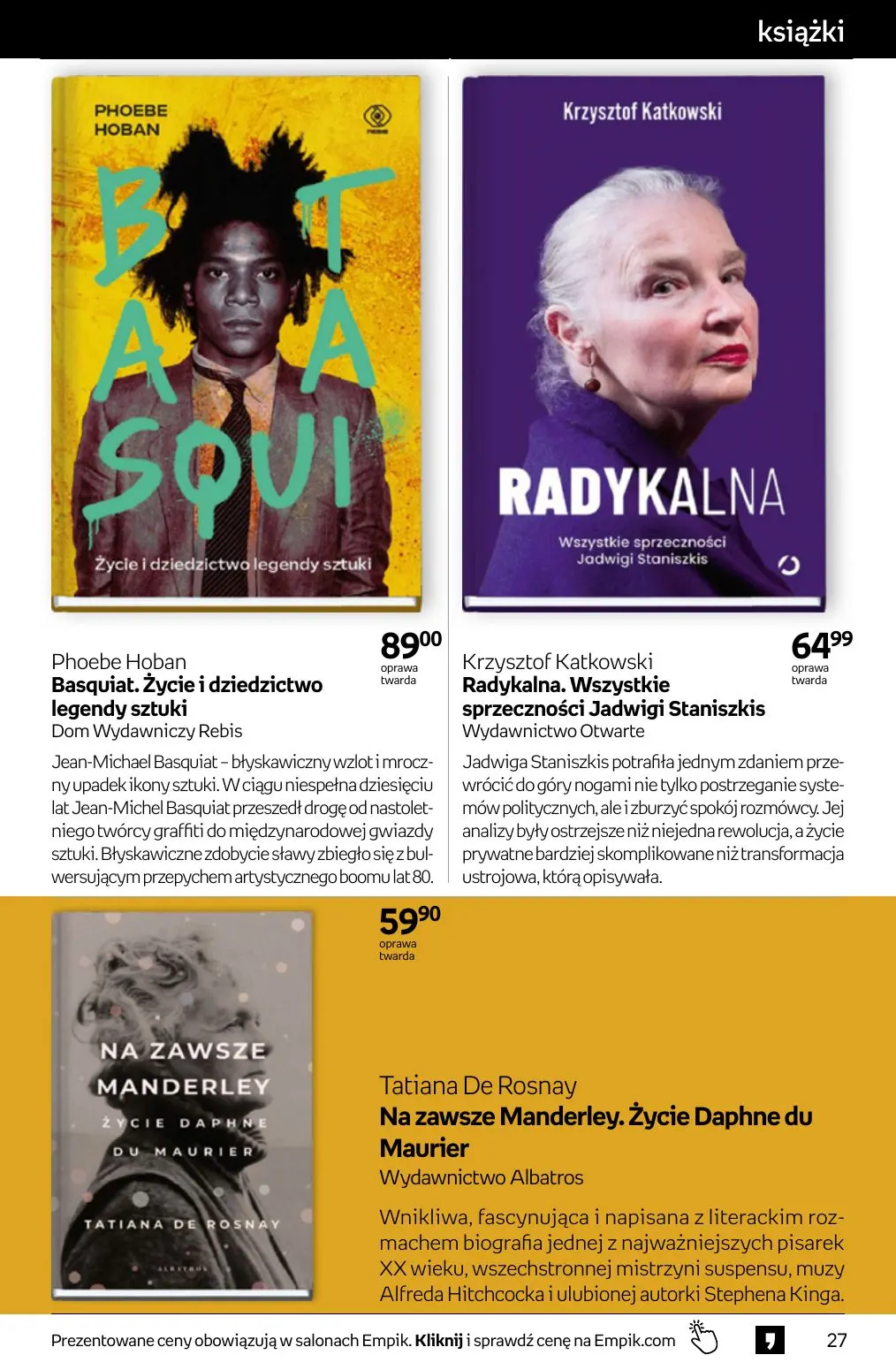 gazetka promocyjna Empik Tom kultury - Strona 27