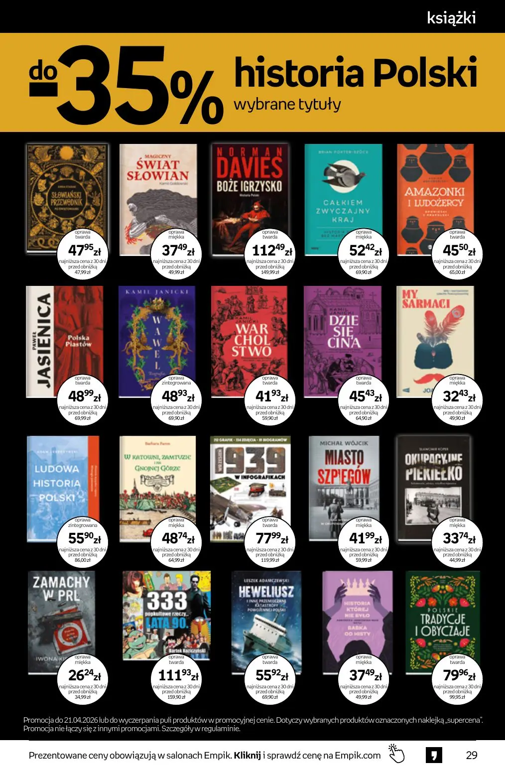 gazetka promocyjna Empik Tom kultury - Strona 29