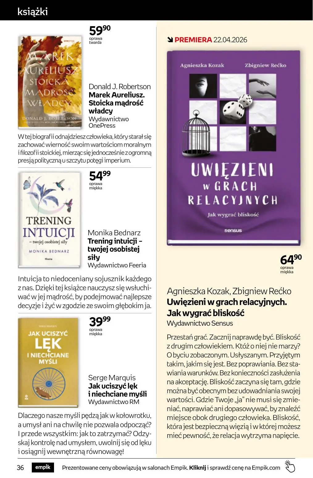 gazetka promocyjna Empik Tom kultury - Strona 36