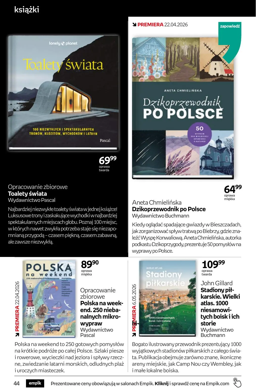 gazetka promocyjna Empik Tom kultury - Strona 44