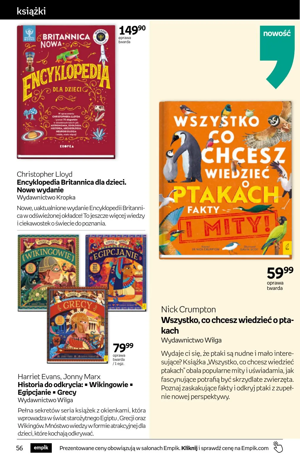 gazetka promocyjna Empik Tom kultury - Strona 56