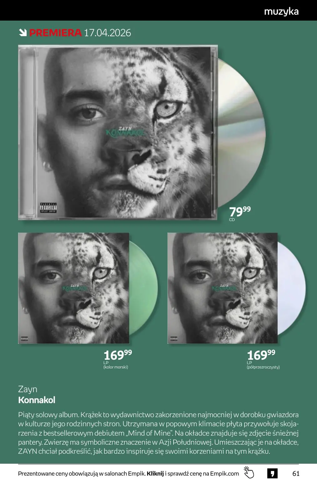 gazetka promocyjna Empik Tom kultury - Strona 61