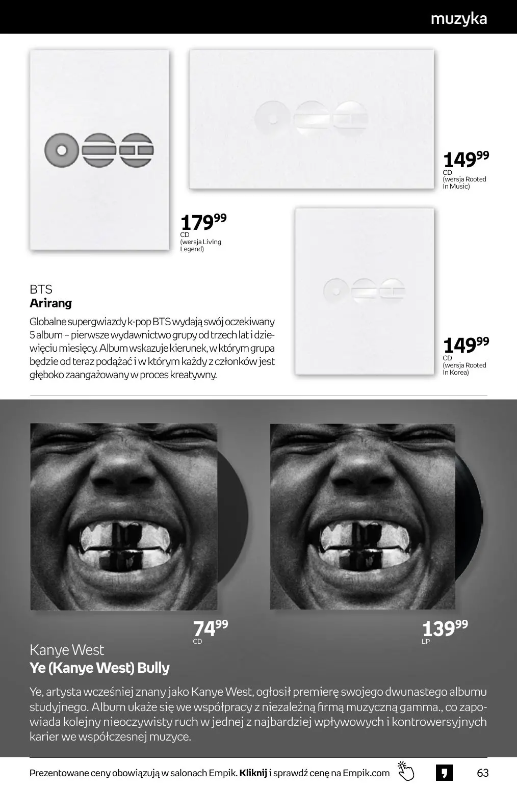 gazetka promocyjna Empik Tom kultury - Strona 63