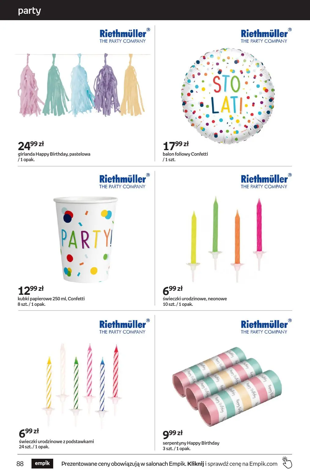 gazetka promocyjna Empik Tom kultury - Strona 88