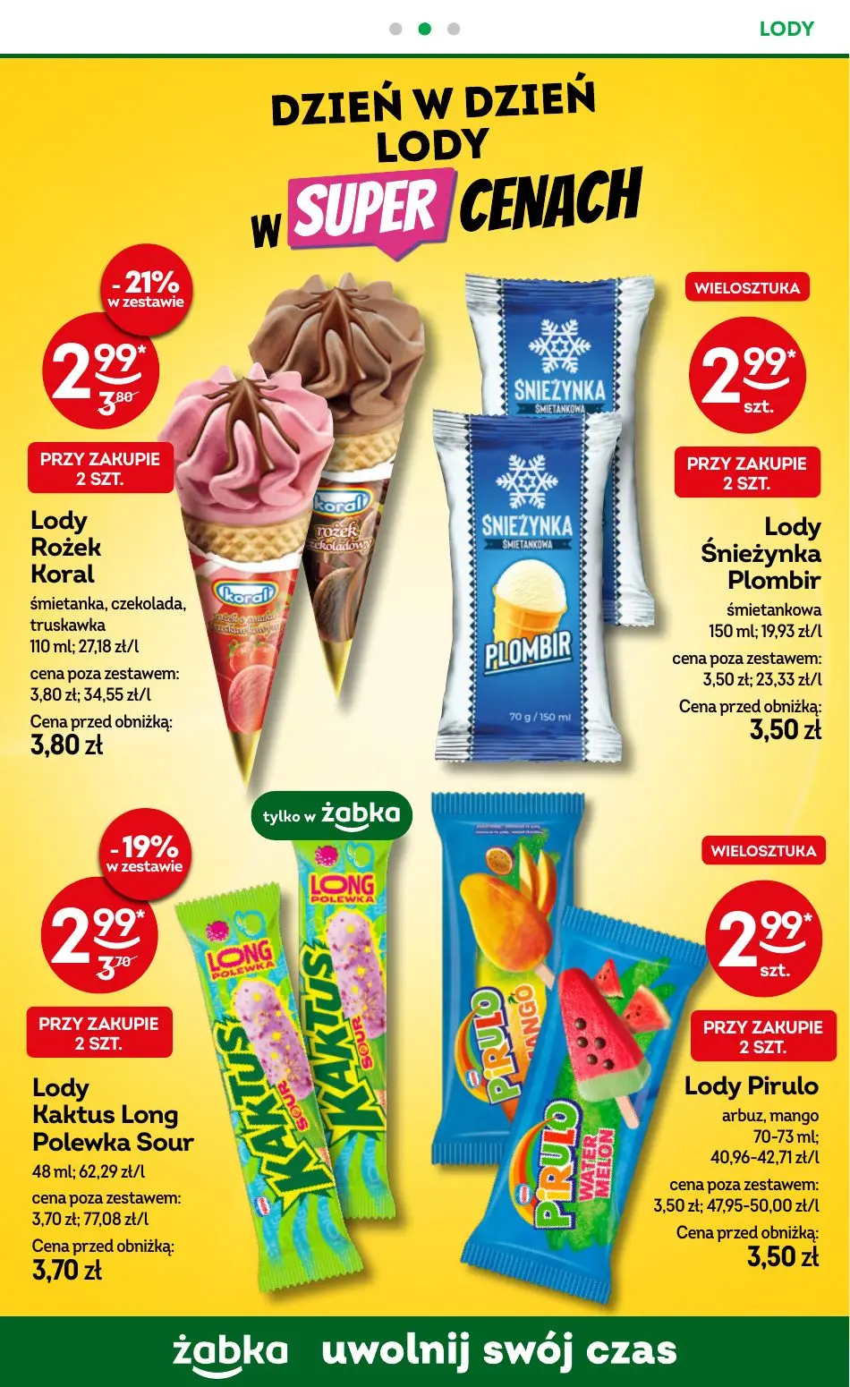 gazetka promocyjna Żabka Uwolnij swój czas! - Strona 73