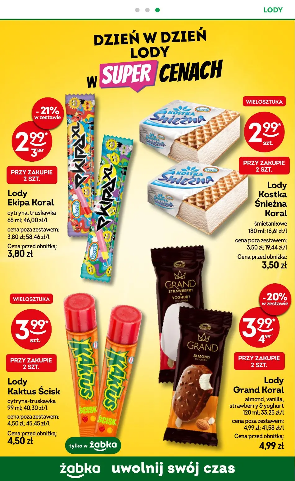 gazetka promocyjna Żabka Uwolnij swój czas! - Strona 74