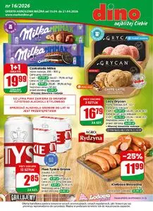Gazetka promocyjna dino, ważna od 2026-04-15 do 2026-04-21.