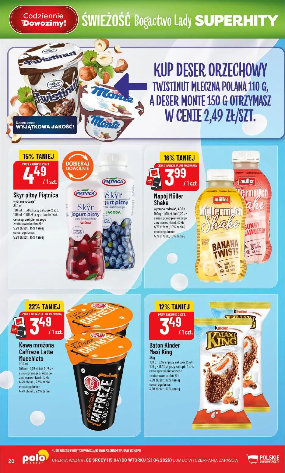 gazetka promocyjna POLOmarket Pomorskie, Zachodniopomorskie, Kujawsko-pomorskie - Strona 22