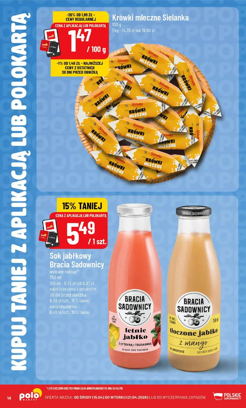 gazetka promocyjna POLOmarket Kupuj TANIEJ z apką - Strona 14