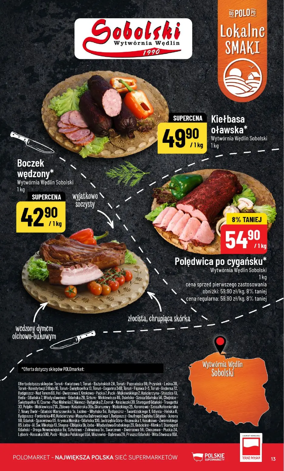 gazetka promocyjna POLOmarket Kujawsko-pomorskie, Pomorskie - Strona 13