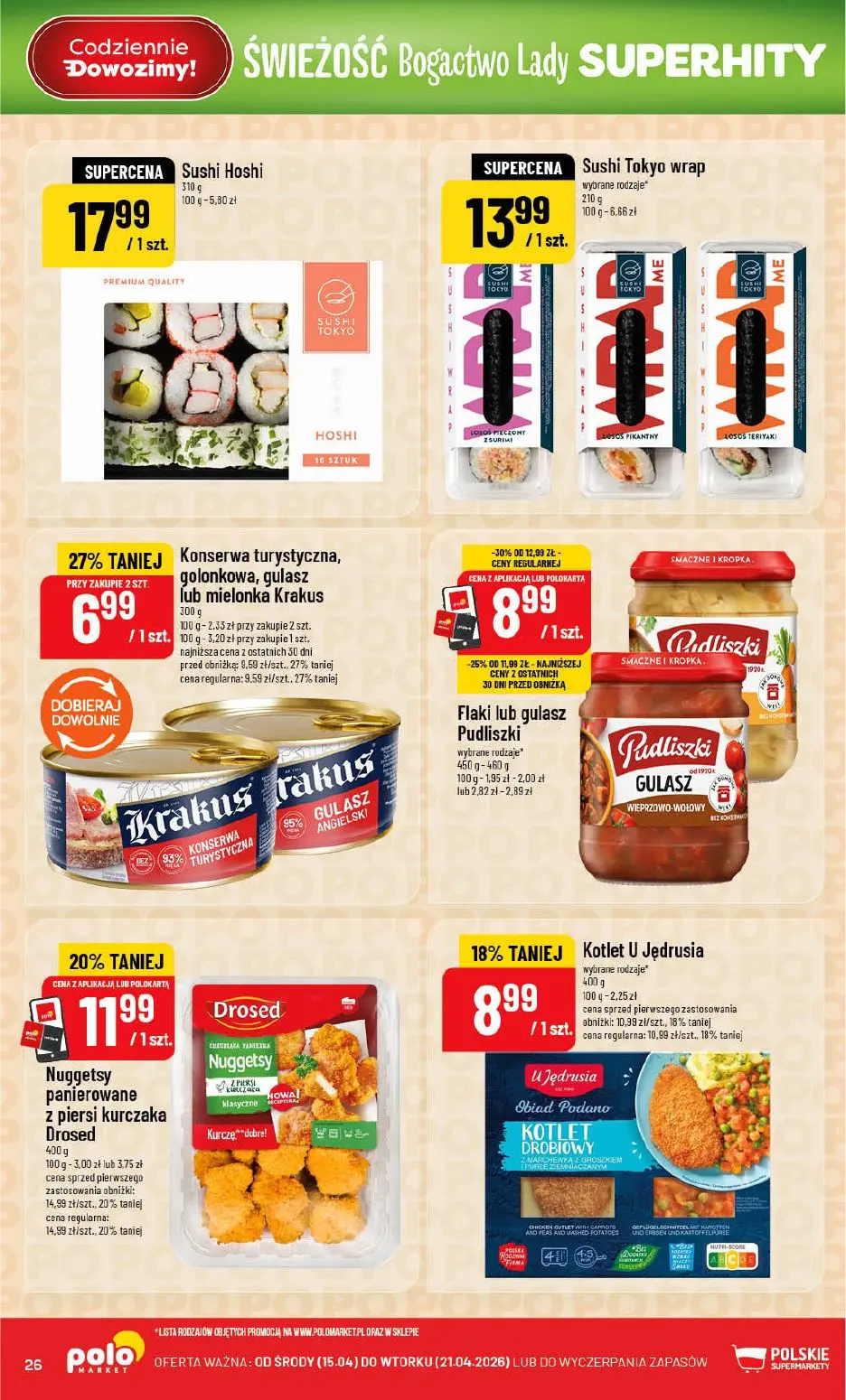 gazetka promocyjna POLOmarket Kujawsko-pomorskie, Pomorskie - Strona 28