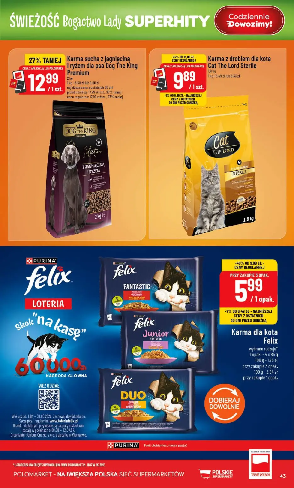 gazetka promocyjna POLOmarket Do POLO po świeżość - Strona 43