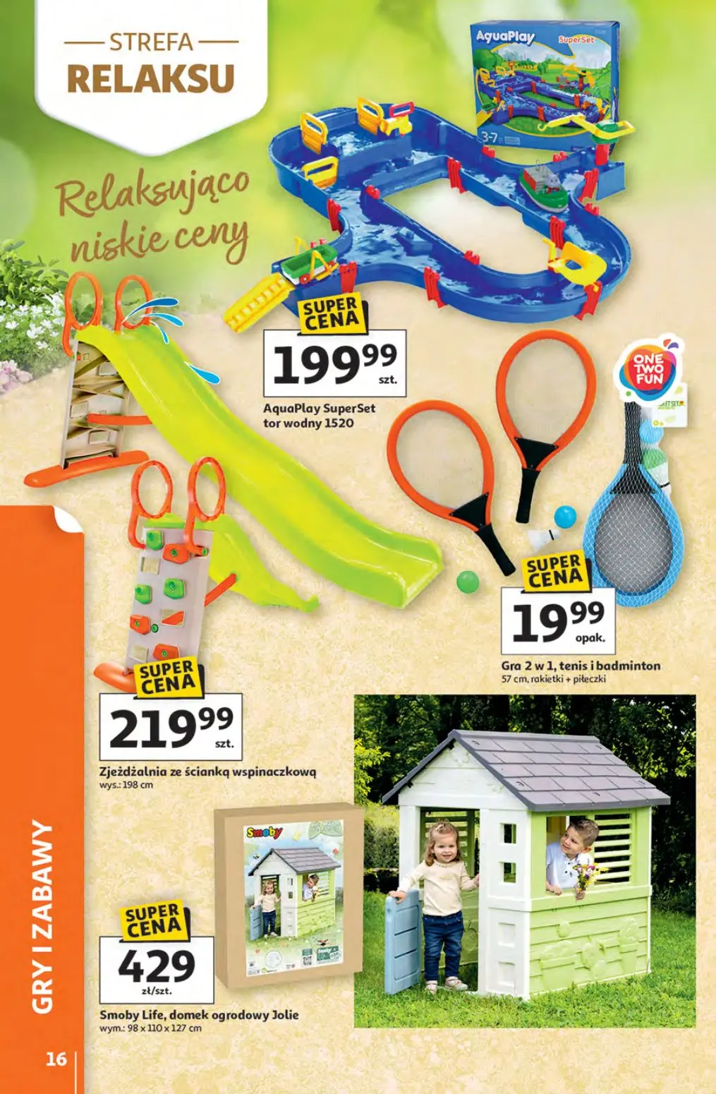 gazetka promocyjna Auchan Strefa relaksu - Strona 16