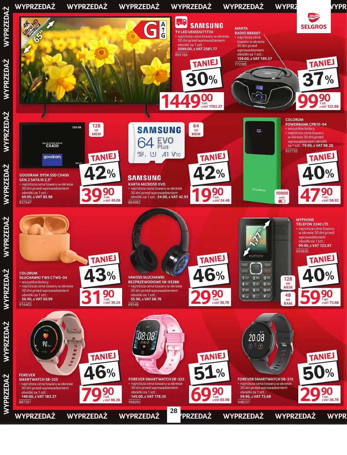 gazetka promocyjna SELGROS Oferta Przemysłowa - Strona 30