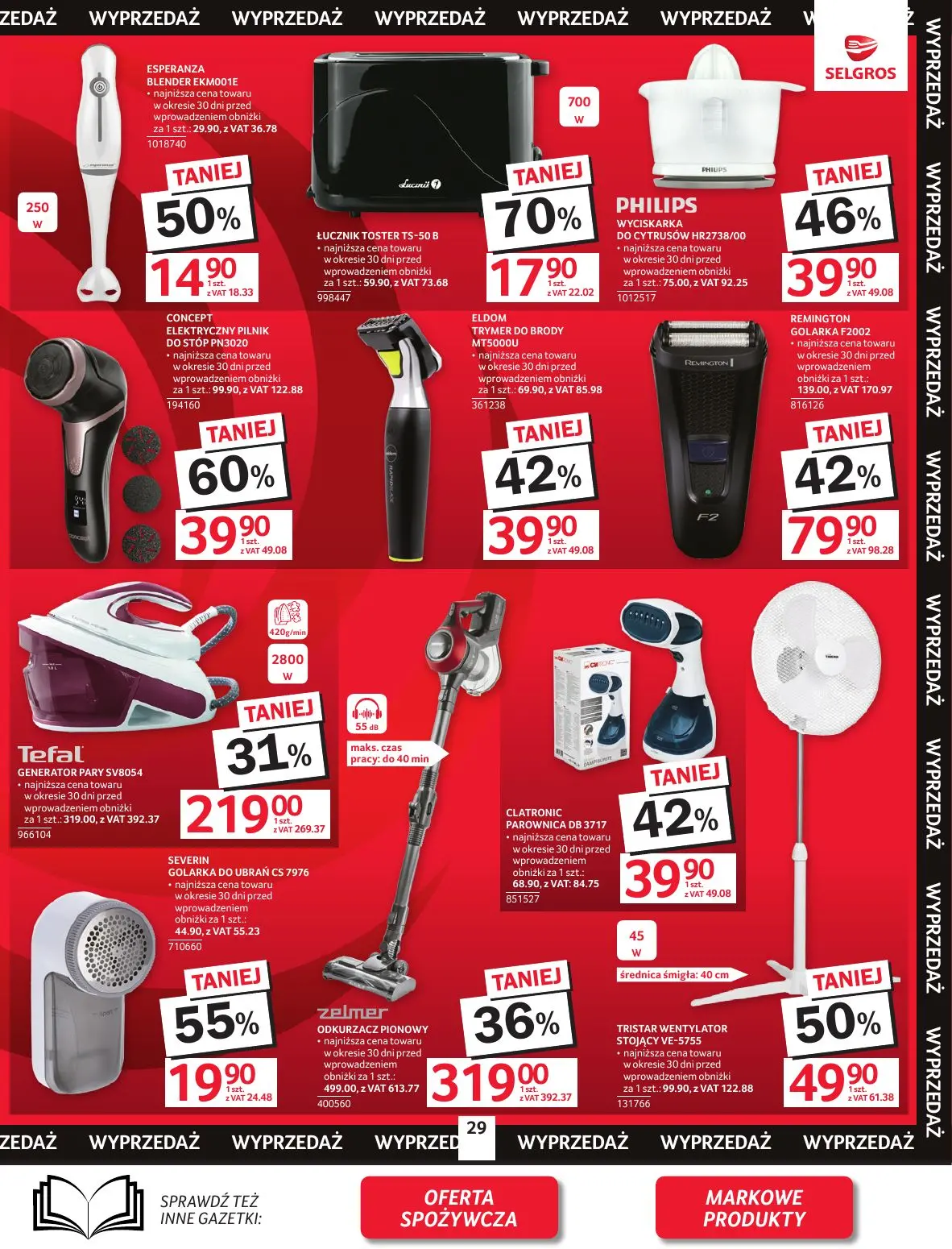 gazetka promocyjna SELGROS Oferta Przemysłowa - Strona 31