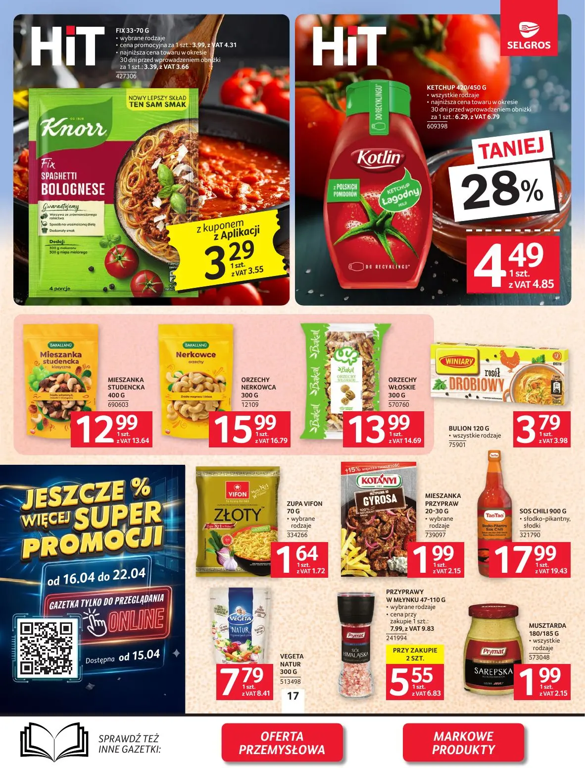 gazetka promocyjna SELGROS Oferta Spożywcza - Strona 17