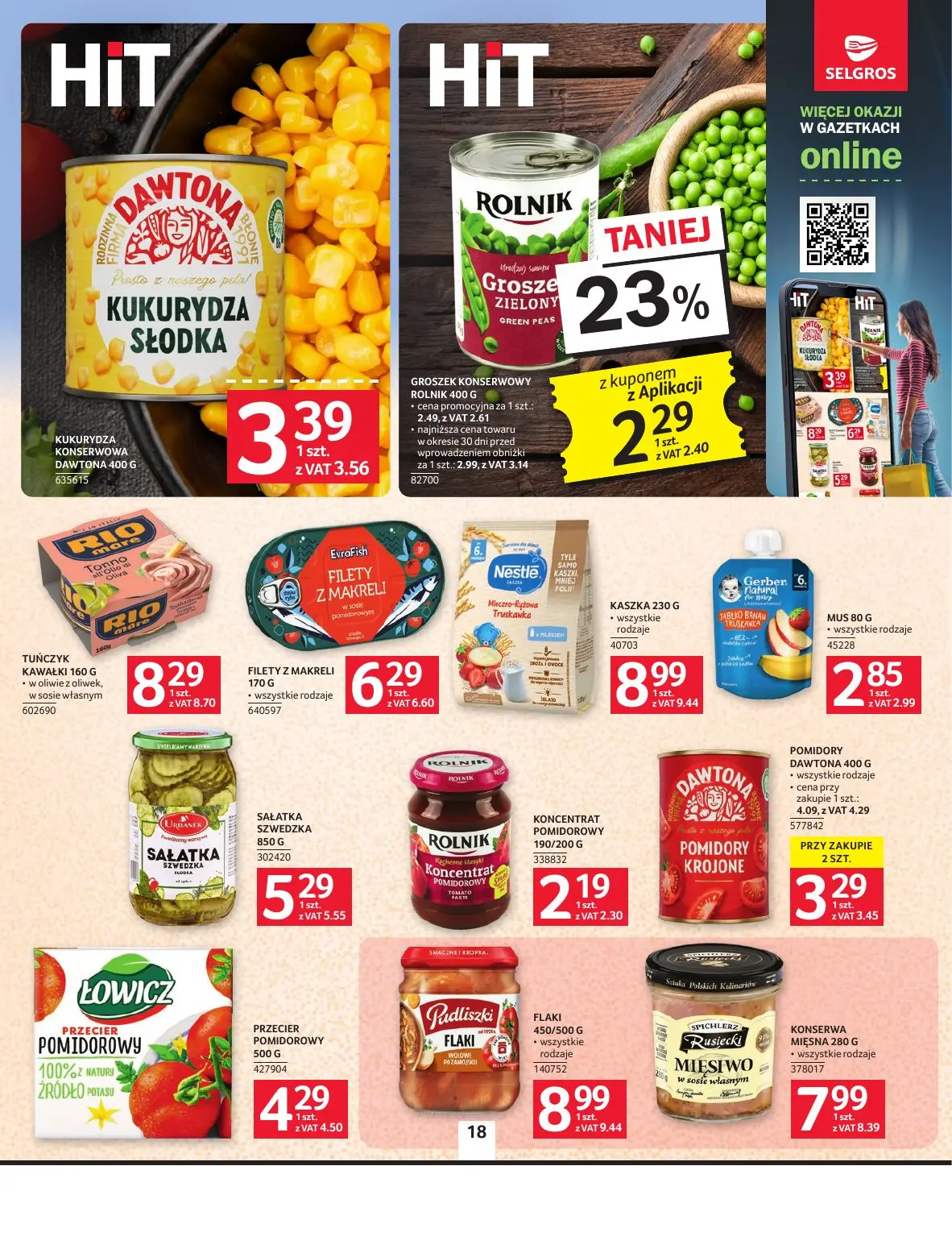 gazetka promocyjna SELGROS Oferta Spożywcza - Strona 18