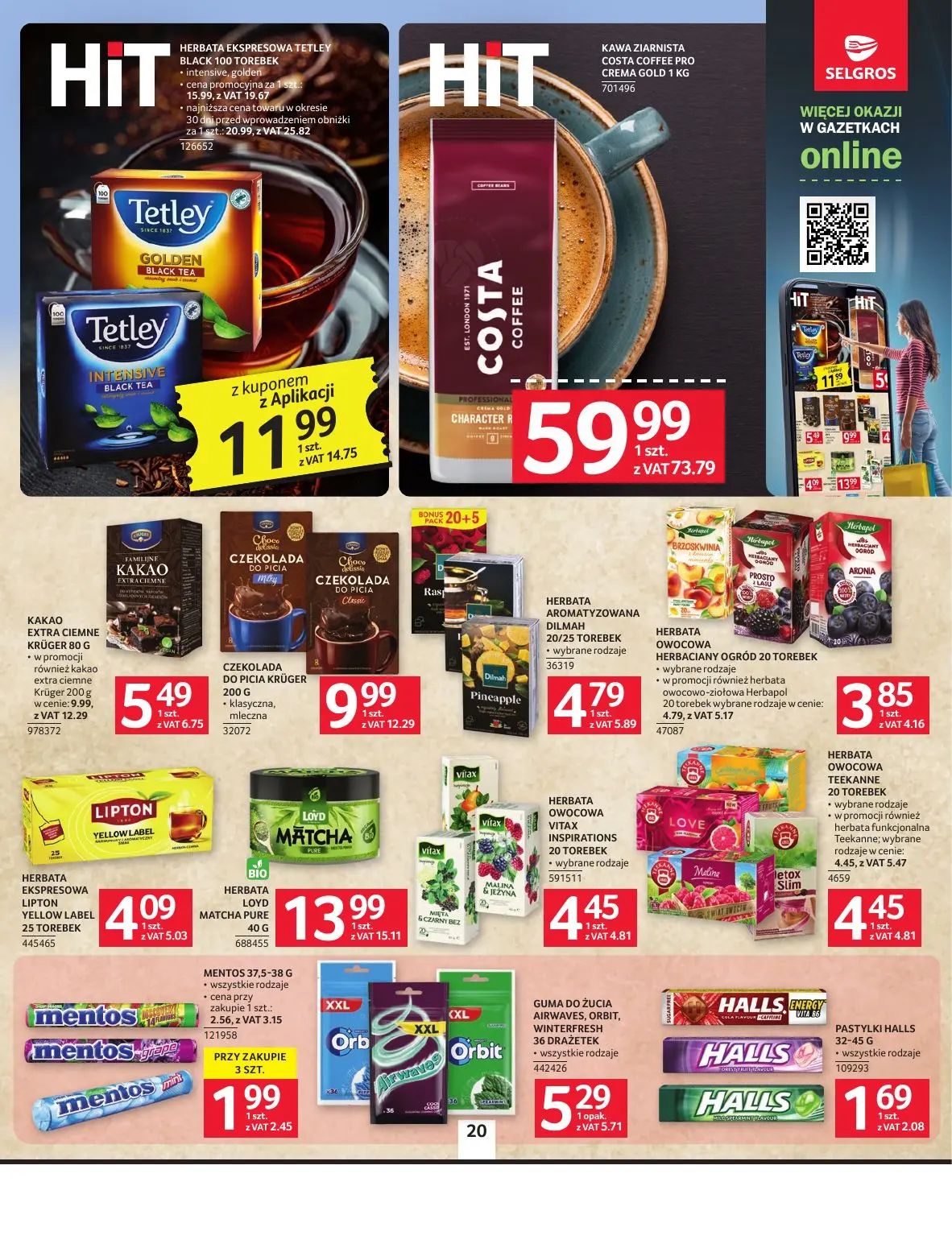 gazetka promocyjna SELGROS Oferta Spożywcza - Strona 20