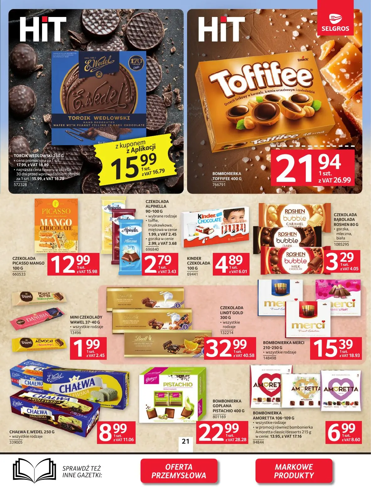 gazetka promocyjna SELGROS Oferta Spożywcza - Strona 21