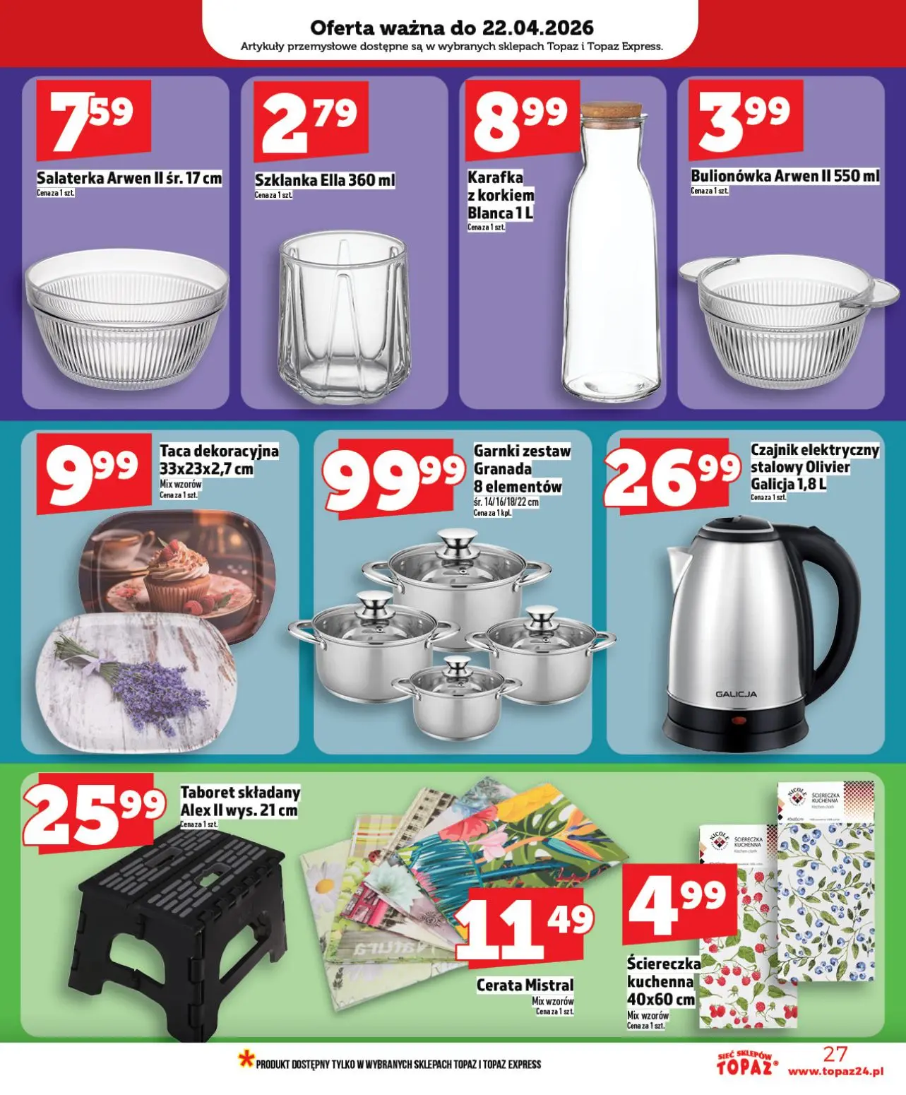 gazetka promocyjna Topaz Warszawa - Strona 27