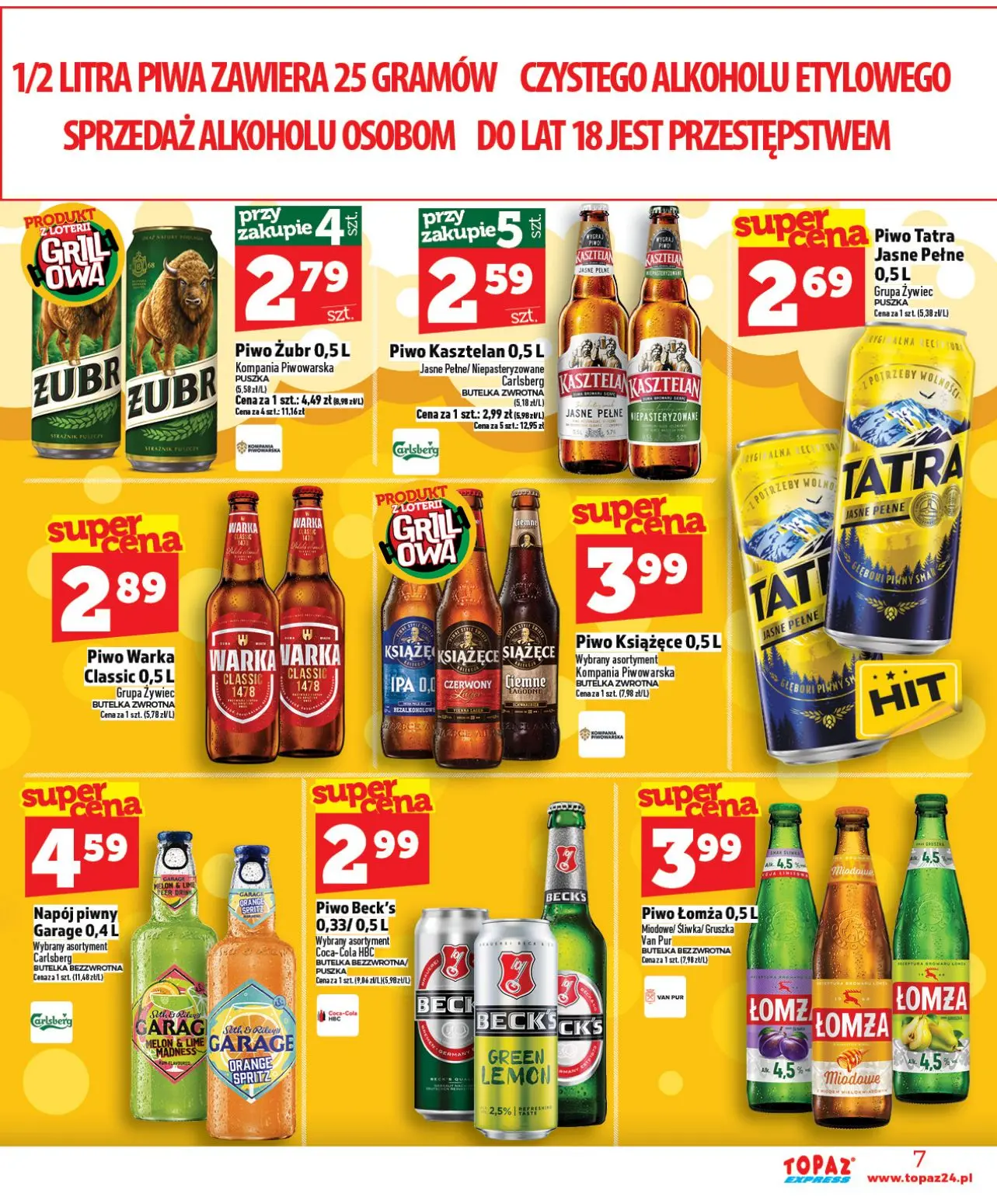 gazetka promocyjna Topaz Express - Strona 7