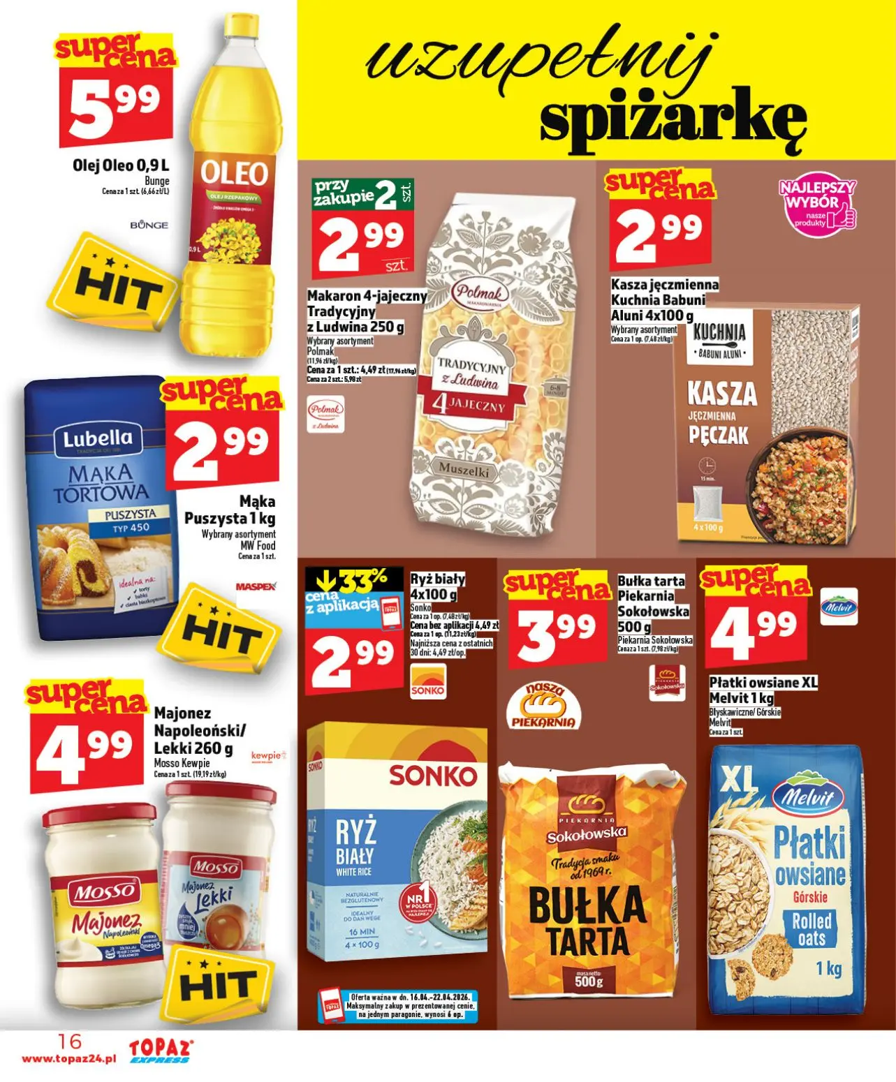 gazetka promocyjna Topaz Express - Strona 16