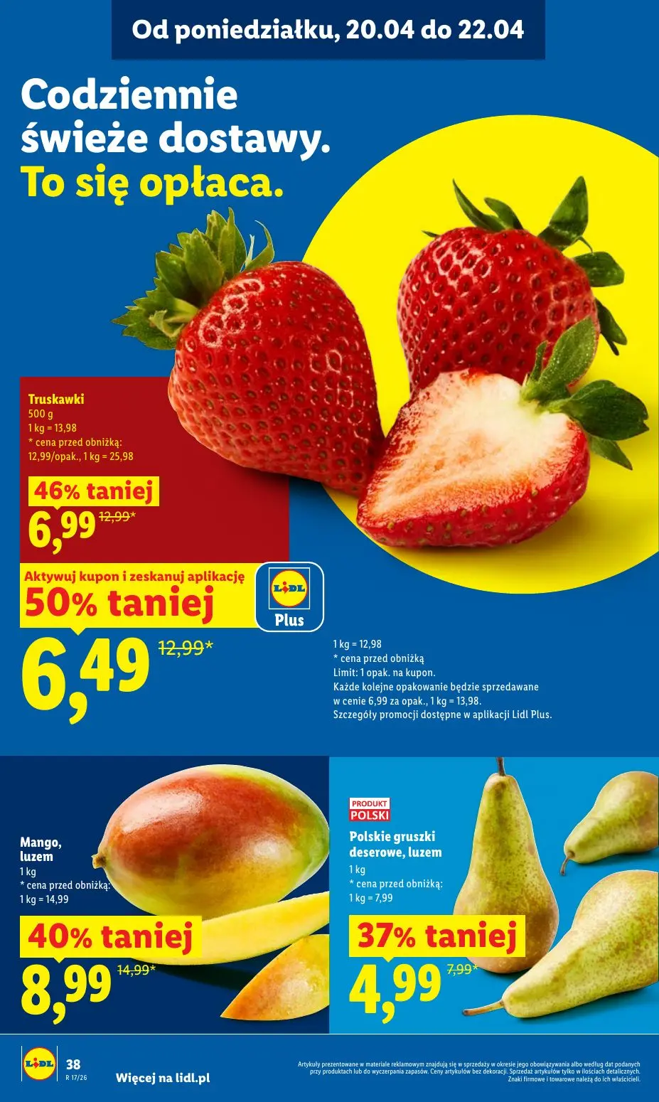 gazetka promocyjna LIDL Od poniedziałku - Strona 38