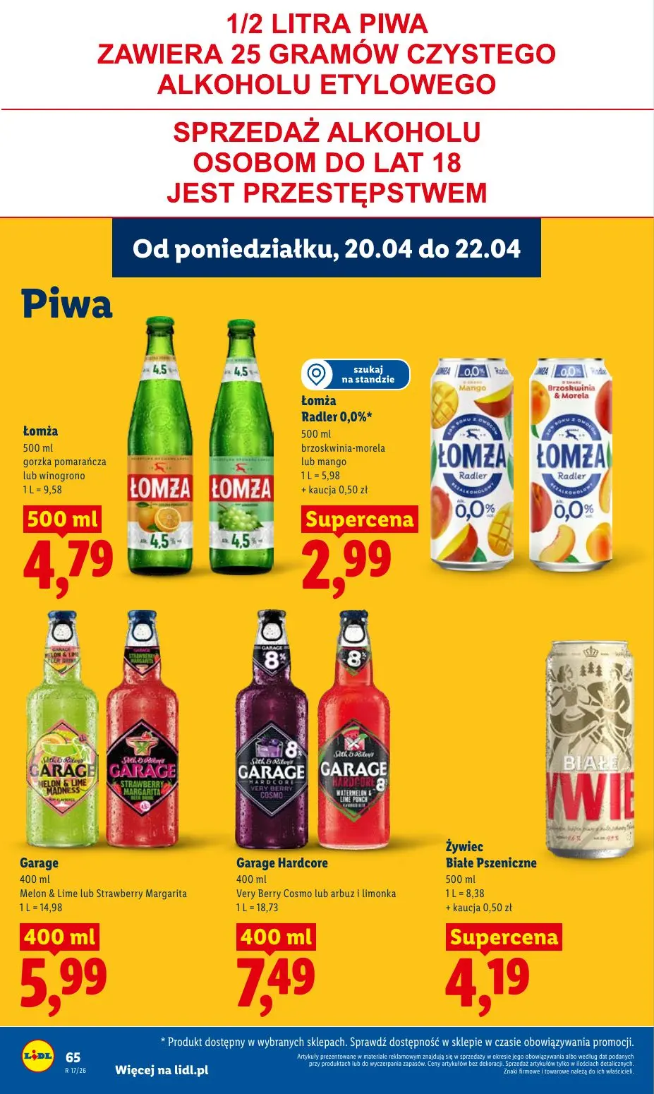 gazetka promocyjna LIDL Od poniedziałku - Strona 68