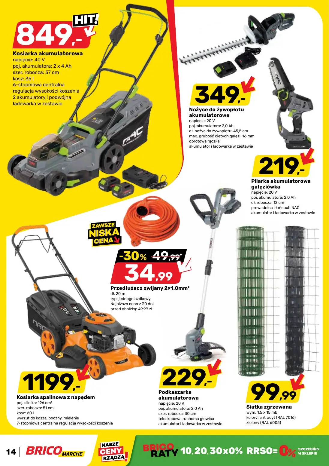 gazetka promocyjna BRICOMARCHE -20% na meble ogrodowe, grille baseny - Strona 14