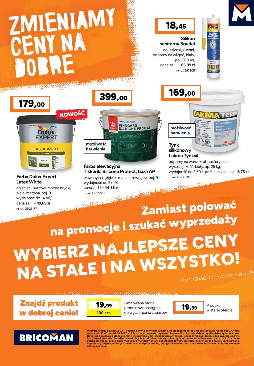 gazetka promocyjna BRICOMAN Zmieniamy ceny na dobre - Strona 14