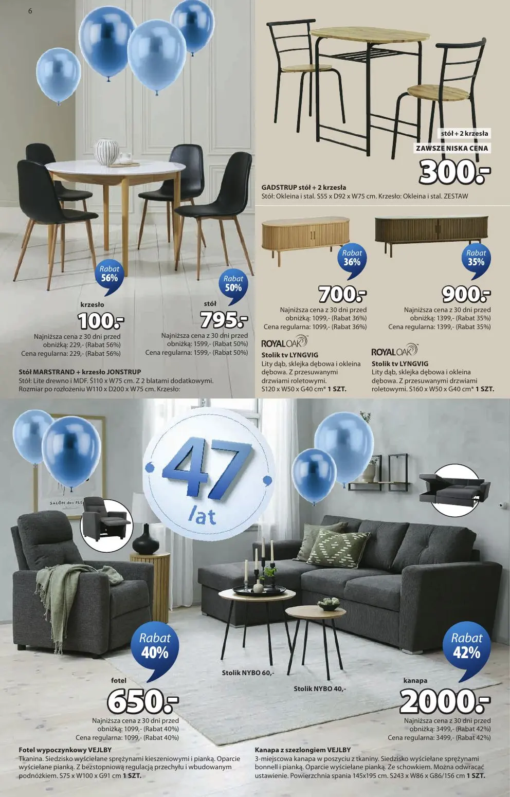 gazetka promocyjna JYSK Świętujemy urodziny - Strona 6