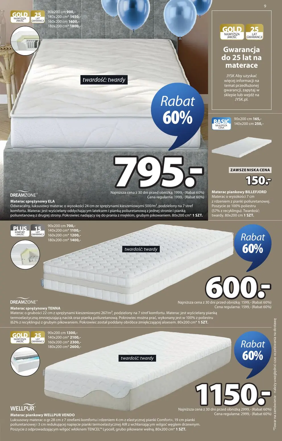 gazetka promocyjna JYSK Świętujemy urodziny - Strona 9