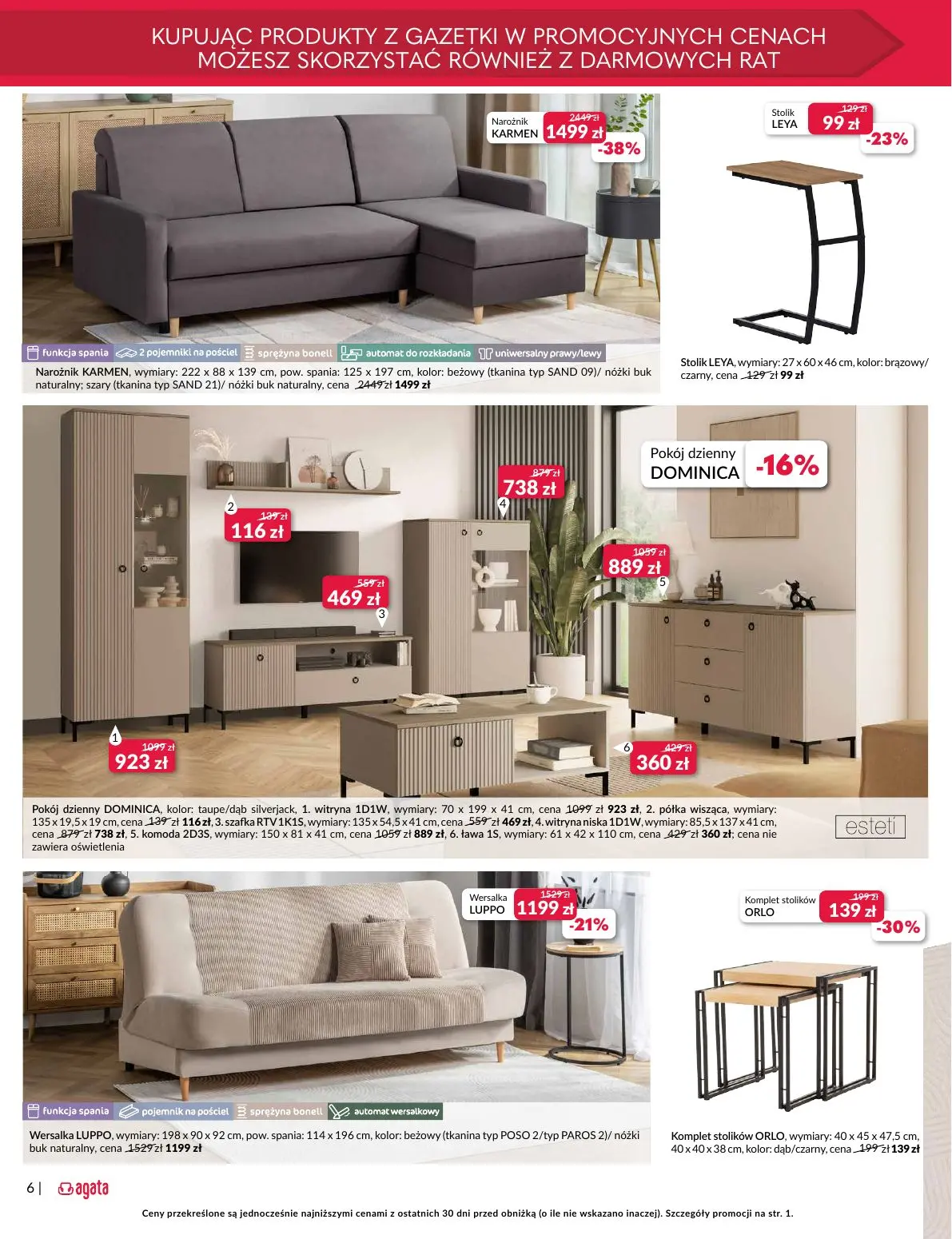 gazetka promocyjna Agata Meble i dodatki - Strona 6