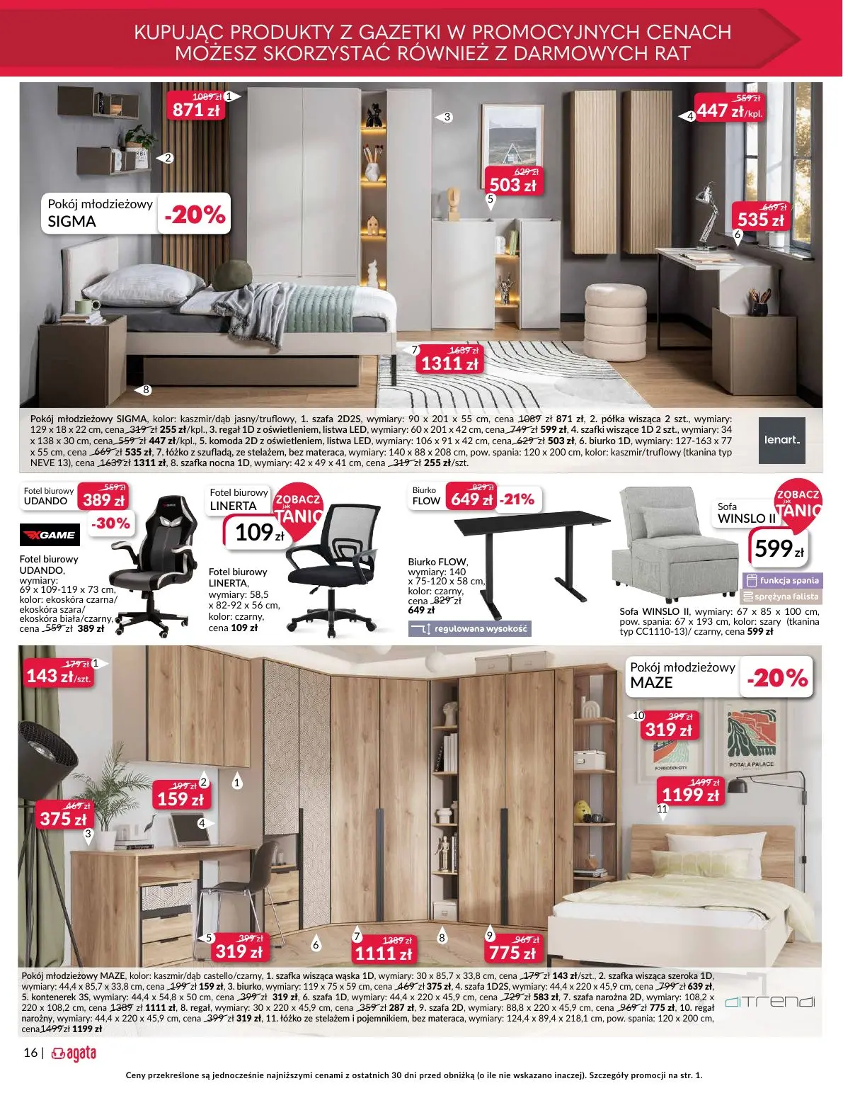 gazetka promocyjna Agata Meble i dodatki - Strona 16