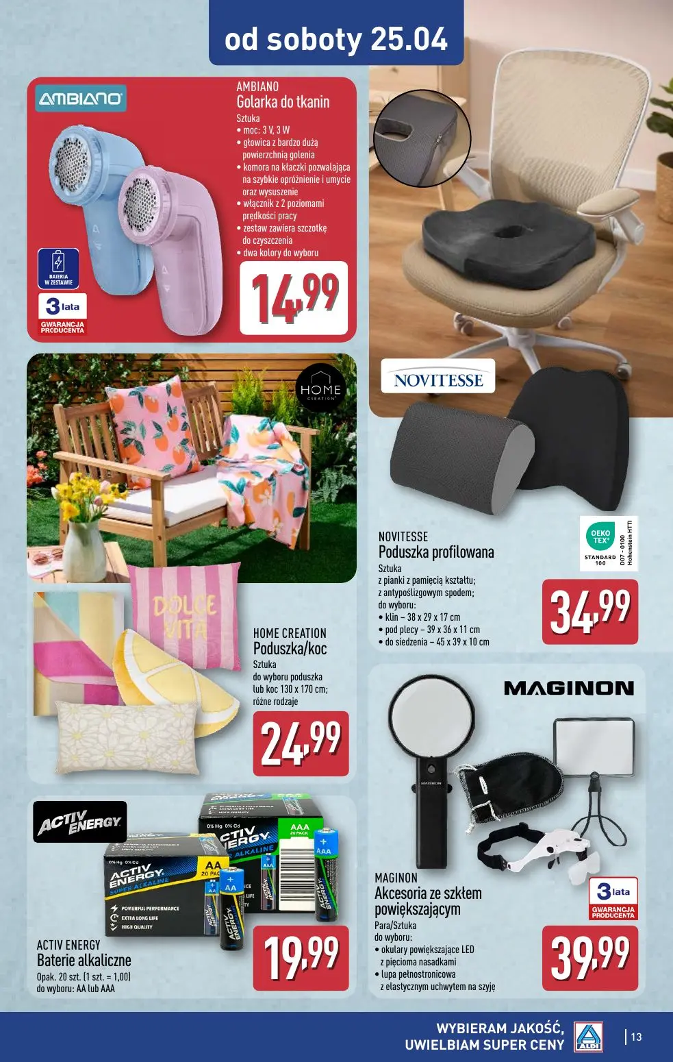gazetka promocyjna ALDI Oferty w super cenach! - Strona 13