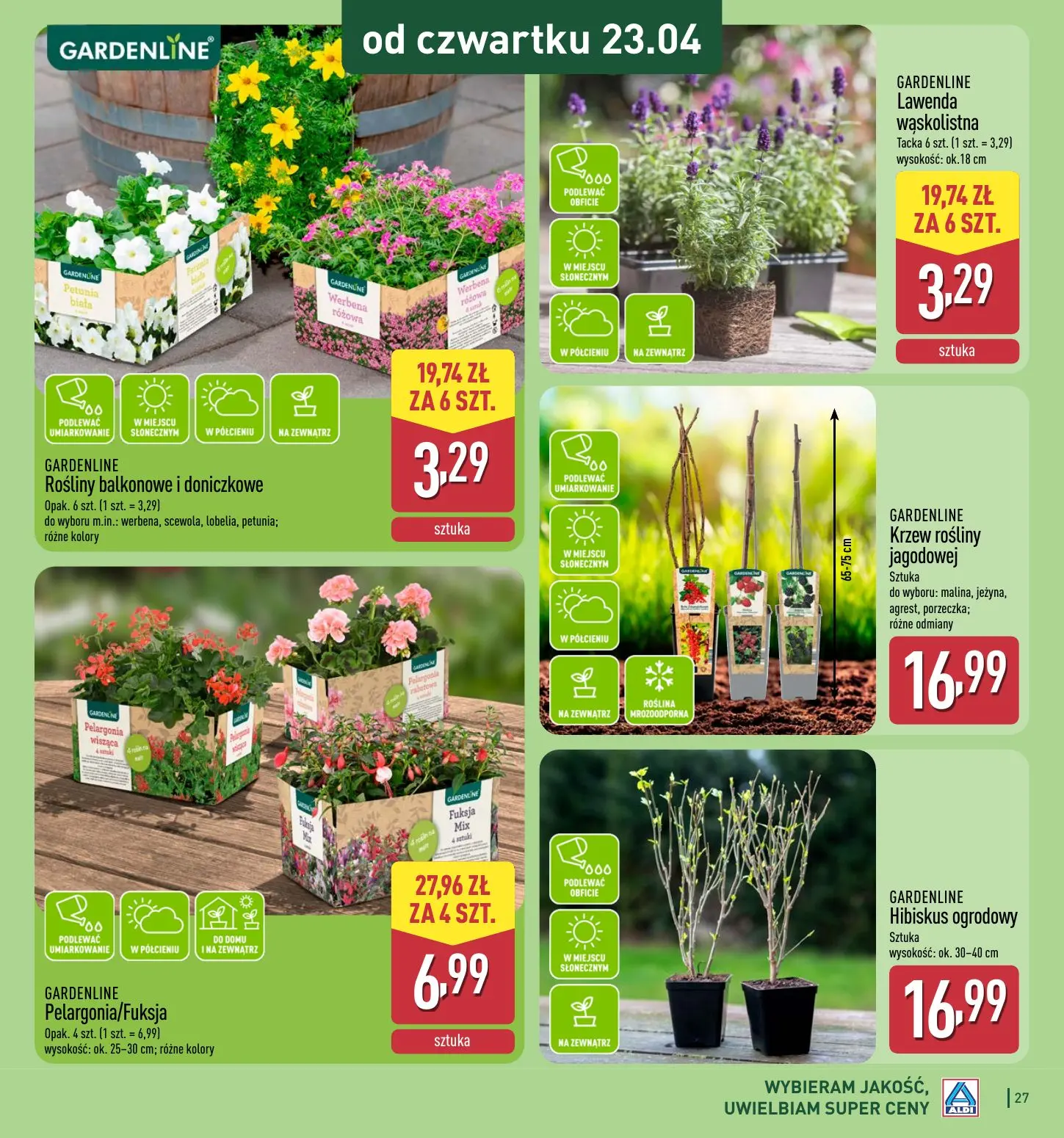 gazetka promocyjna ALDI Katalog ogrodowy 🌻 - Strona 27