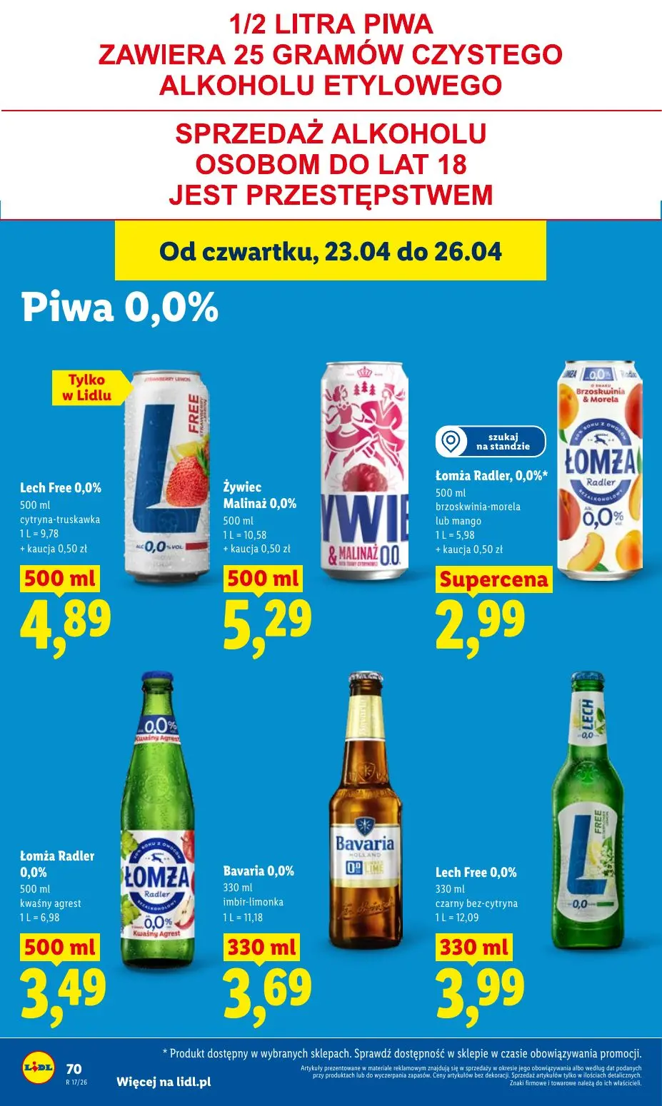 gazetka promocyjna LIDL Od czwartku - Strona 70