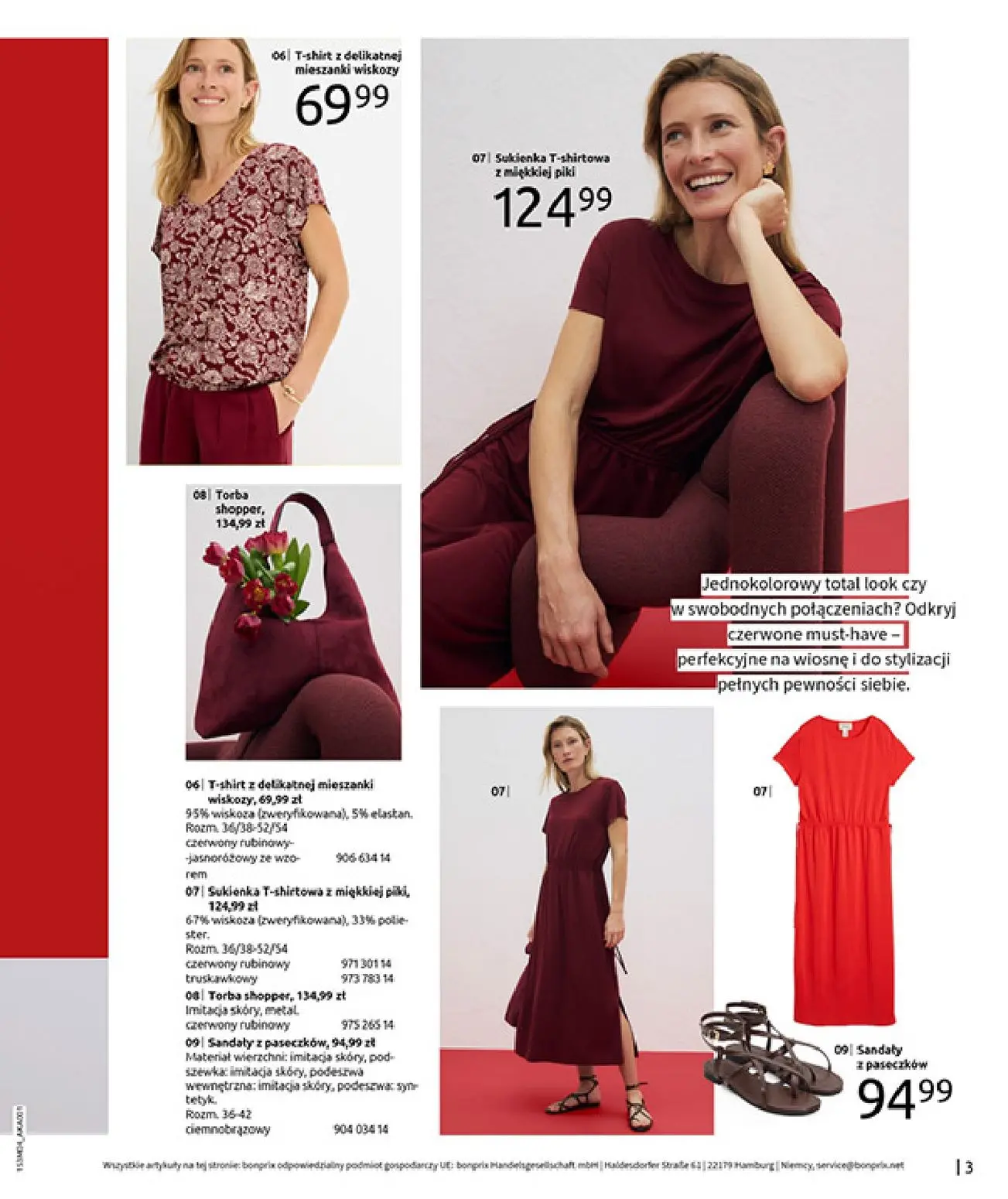 gazetka promocyjna bonprix WSZYSTKO W CZERWIENI - Strona 5