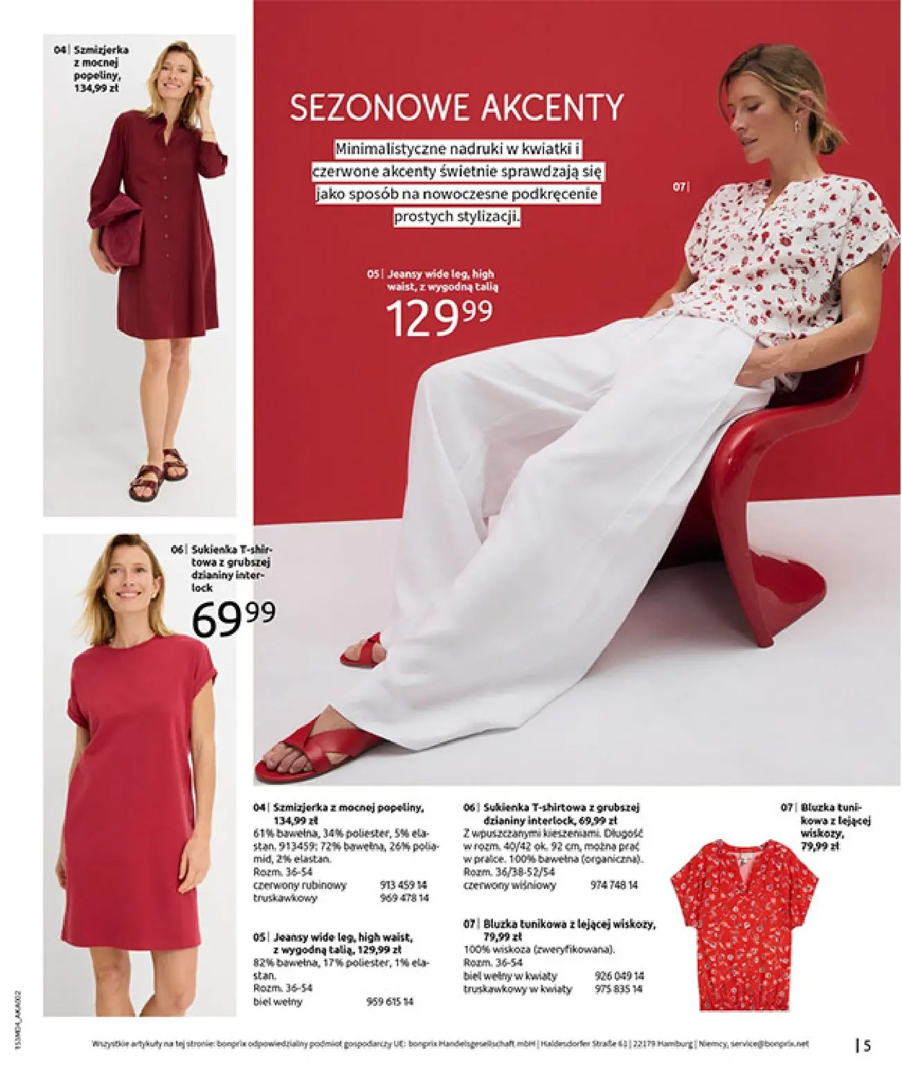 gazetka promocyjna bonprix WSZYSTKO W CZERWIENI - Strona 7