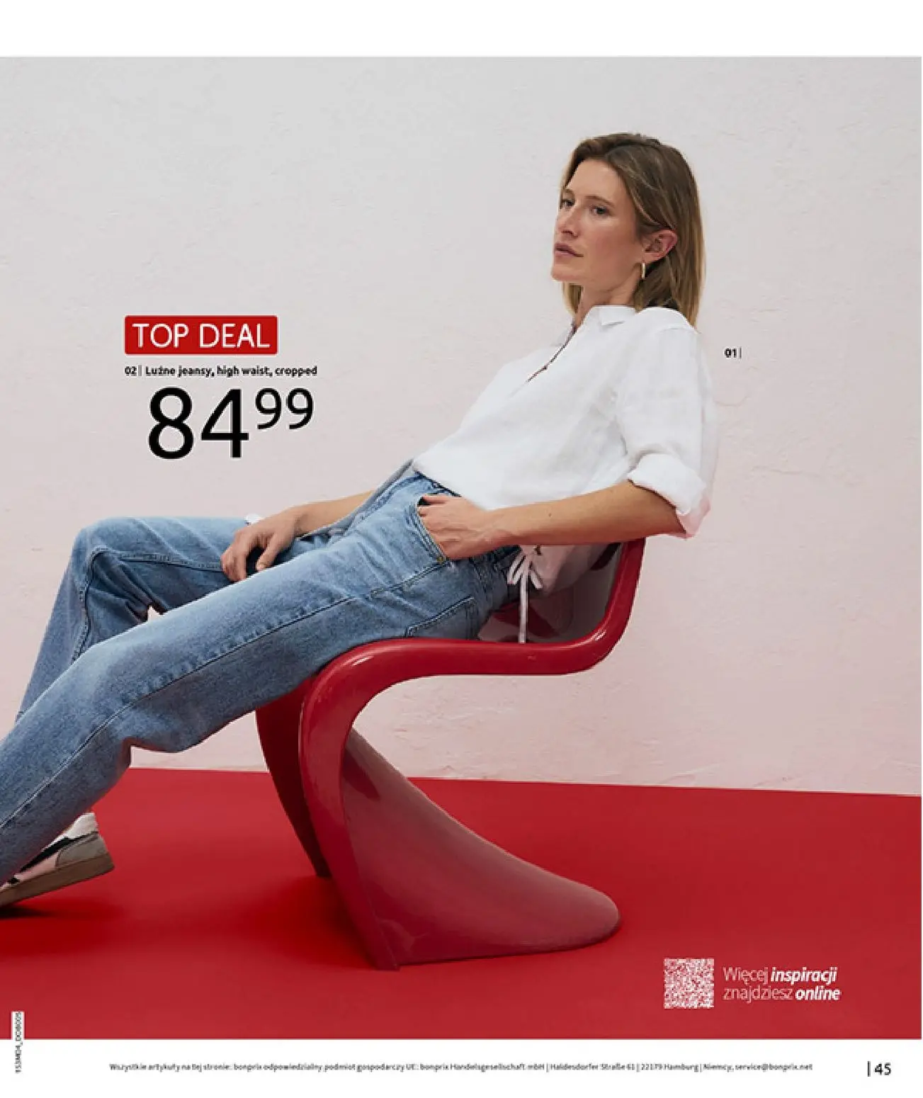 gazetka promocyjna bonprix WSZYSTKO W CZERWIENI - Strona 47