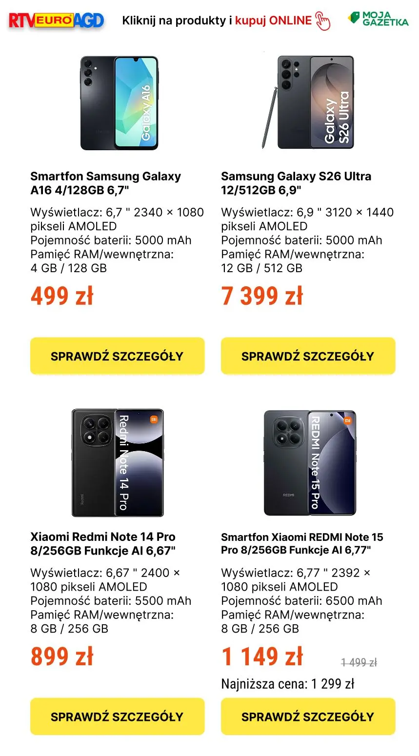 gazetka promocyjna RTV EURO AGD Trafione prezenty na komunię 🕊️🕊️ - Strona 3