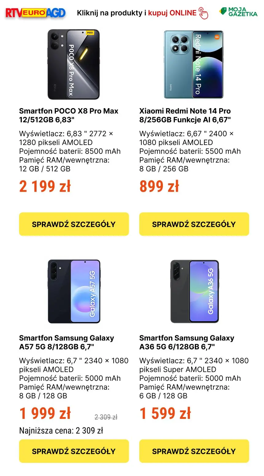 gazetka promocyjna RTV EURO AGD Prezent na komunię 🕊️🕊️ - Strona 3