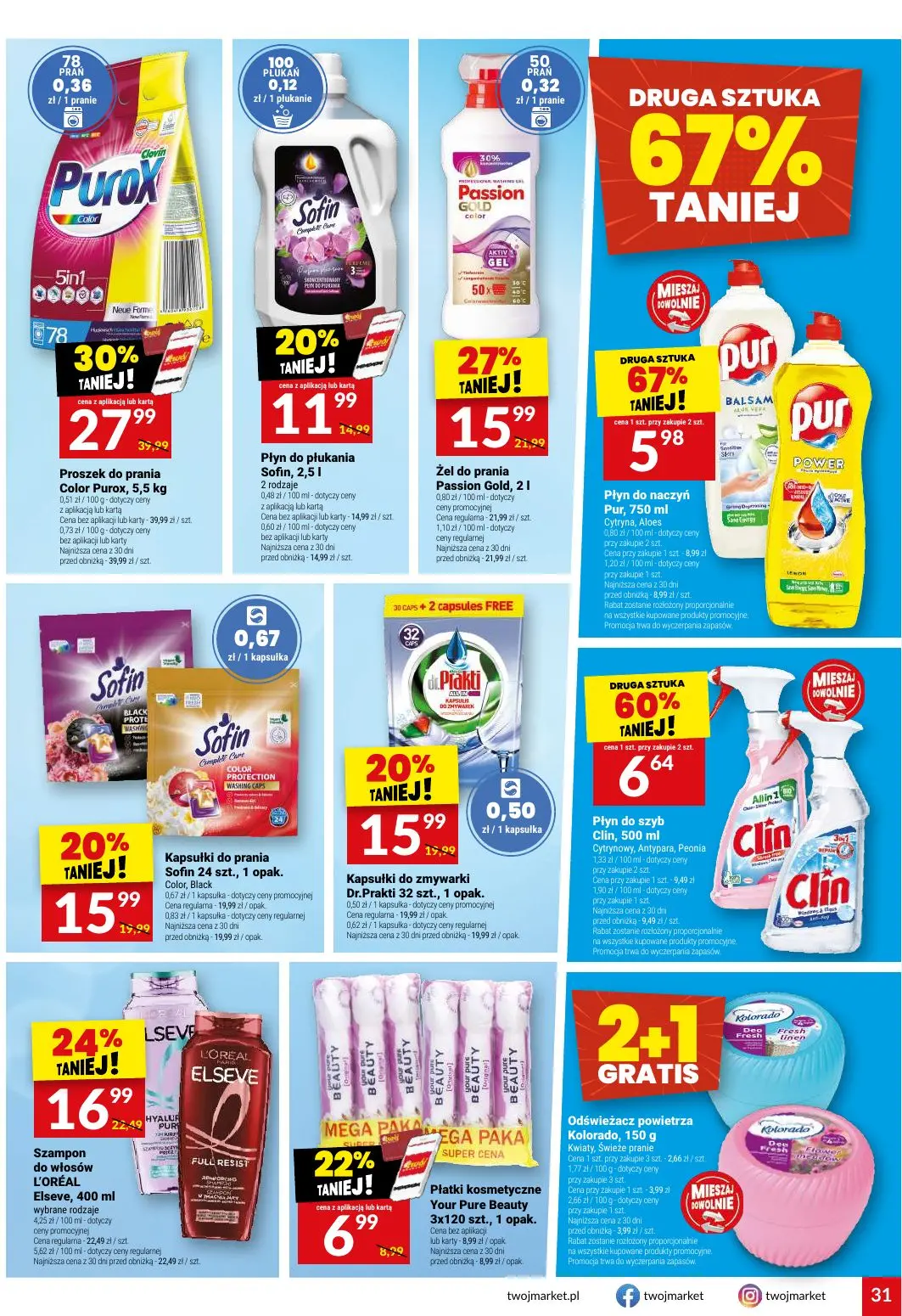 gazetka promocyjna Twój Market Włącz promocje - Strona 31