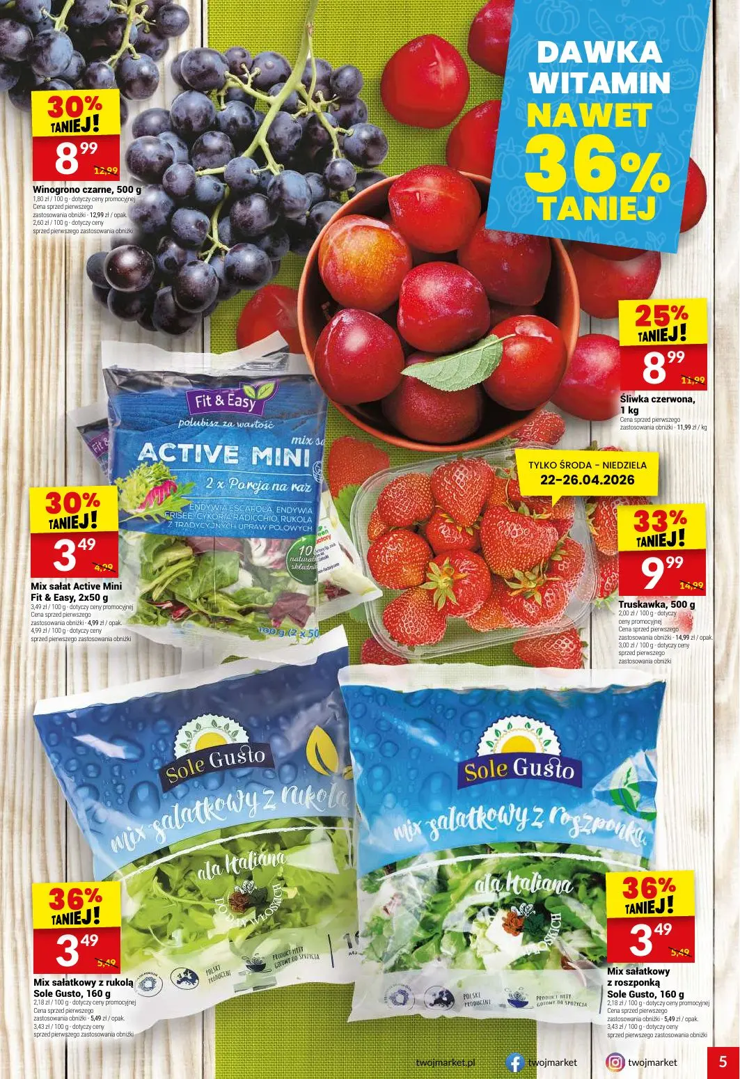 gazetka promocyjna Twój Market Włącz promocje - Strona 5