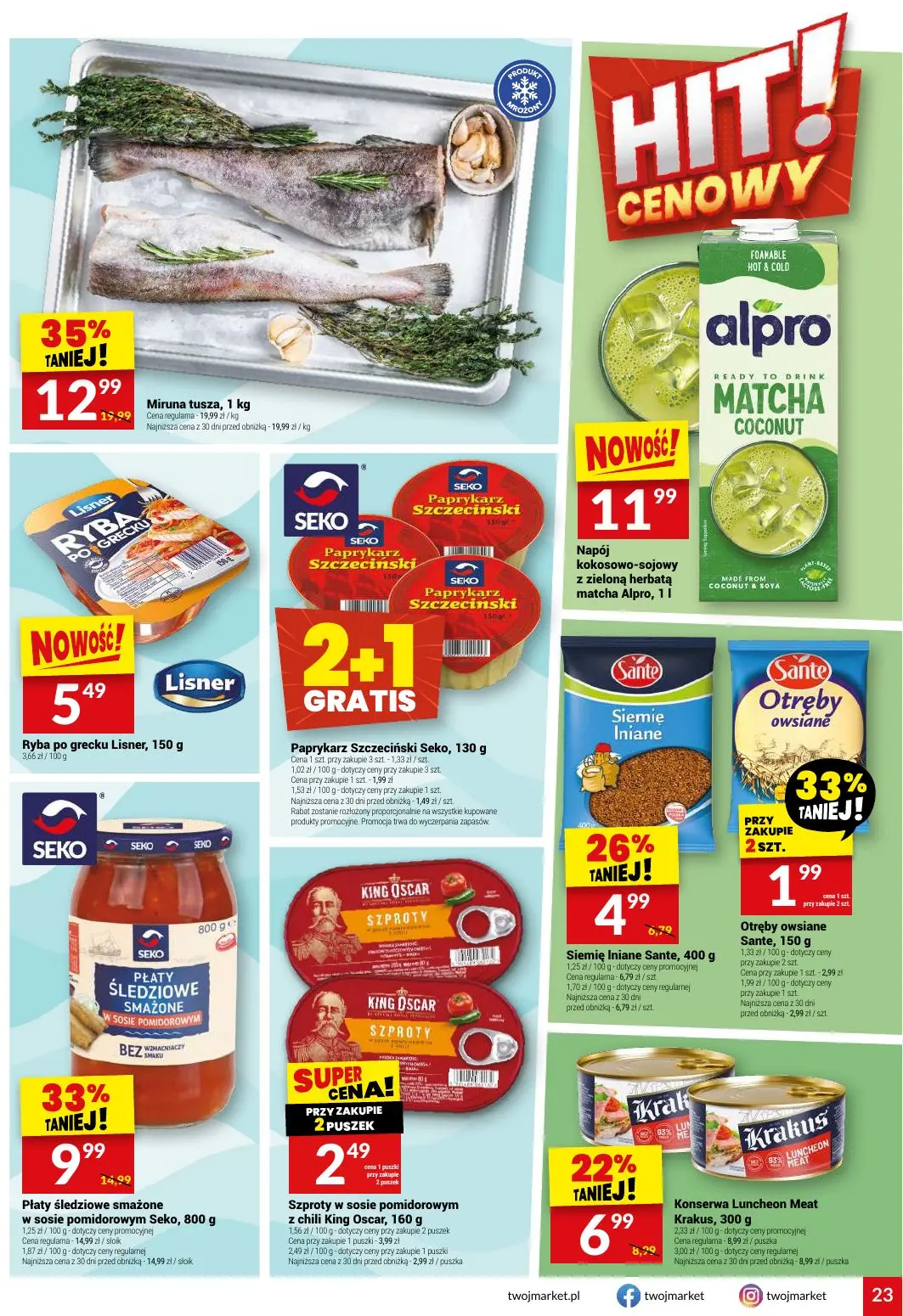 gazetka promocyjna Twój Market Włącz promocje - Strona 23